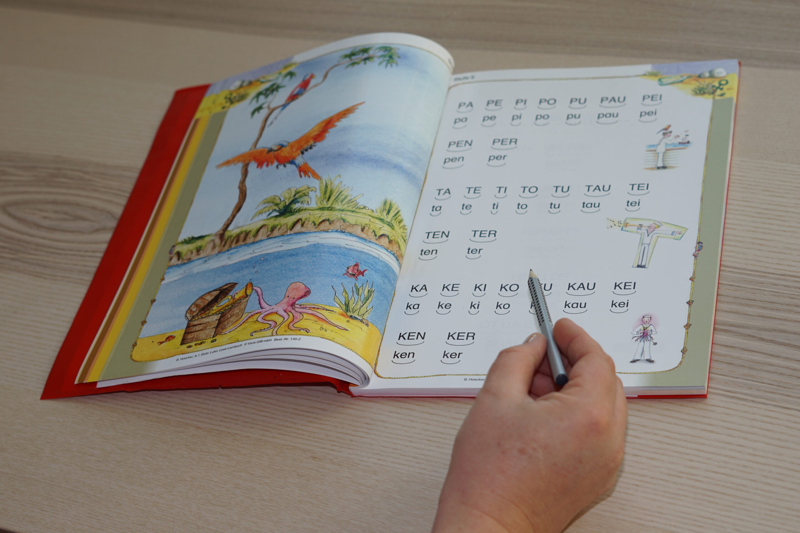 Buch für Lesegenauigkeit bzw. zum Lesen lernen - Lerntherapie-Praxis Spatz in Ulm - Für Kinder und Jugendliche mit Lernschwierigkeiten oder Lernstörungen - Lesen, Schreiben, Rechnen lernen